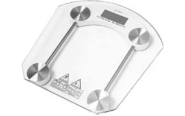 Waga łazienkowa elektroniczna szklana